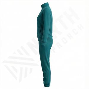 Conjunto Deportivo de Dos Piezas para Mujer, Estilo Nuevo, Manga Larga, Ropa Deportiva de Felpa, Traje para Correr, Gimnasio, Ropa Deportiva Personalizada para Damas - Product Image 3