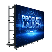 Panneau d'affichage LED extérieur P3.91 XGCLED 500x500mm, étanche IP65, boîtier en aluminium moulé sous pression, pour concerts, spectacles et événements