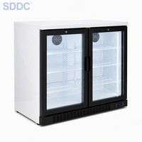 Réfrigérateur transparent, réfrigérateur commercial, vitrine réfrigérée, équipement de réfrigération pour hôtel, mini-bar