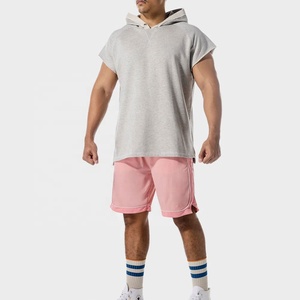 Impression personnalisée du logo Sweat à capuche sans manches avec capuche réglable avec impression de qualité supérieure standard Gym Fitness Vêtements de sport - Product Image 6