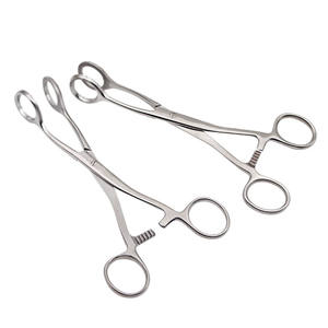 1 Piece Dental Tongue Forceps Straight Curved Head Closing Ring Body <b>Piercing</b> Plier <b>Nose</b> Clamp Tools Sutur <b>Kit</b> Medic Instrument - Product Image 1