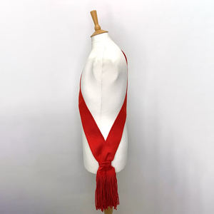 ผ้าซาตินสไตล์มหาวิทยาลัยสำหรับผู้หญิงผ้าซาตินลายพิมพ์พิมพ์พิมพ์ซับลิเมชันแบบดิจิทัลผ้าซาตินมีพู่ห้อย100% ผ้าโพลีเอสเตอร์คุณภาพสูง - Product Image 2