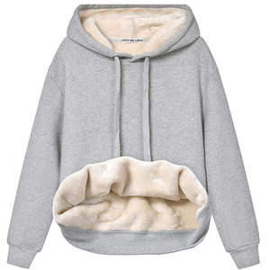 Sweat à capuche oversize pour femme, style pull, vêtements d'hiver, streetwear décontracté, style hip-hop, votre compagnon d'hiver parfait - Product Image 3