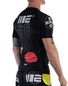Rashguard MMA BJJ pour homme de bonne qualité, manches longues, 100% coton, tissu extensible quadridirectionnel, couleur/taille personnalisable, logo personnalisé - Product Image 4