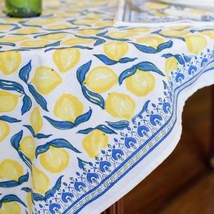 Nappe en coton premium brodée pour table à manger, décoration moderne pour la maison, tissu doux et lavable - Product Image 3