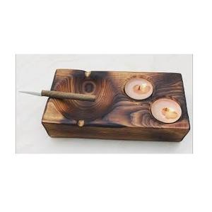 ที่เขี่ยบุหรี่ไม้แบบทำมือสุดหรูพร้อมที่เขี่ยบุหรี่รูปทรงปลาแบบคลาสสิก - Product Image 3