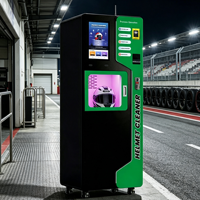 Système pratique de service public pour le lavage automatisé des casques et l'élimination des bactéries – Distributeur automatique de nettoyage de casques