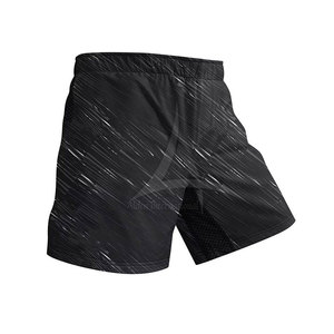 Conjunto de Pantalones Cortos de Compresión para Hombre de Color Sólido con Cintura Elástica, Diseño Casual, Logotipo Personalizado, Secado Rápido, Spandex/Poliéster - Product Image 5