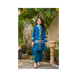 Nuevo Diseño de Seda Mujeres Falda Casual Señoras Vestidos Pakistani Elegante Maxi Vestido de Manga Larga - Product Image 2