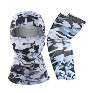 Conjunto de Pasamontañas de Seda de Hielo Personalizado, Máscara, Bandana, Mangas para Brazos, Estampado de Camuflaje, Protección Solar, 4 Estaciones, Pesca, Uso Diario - Product Image 2