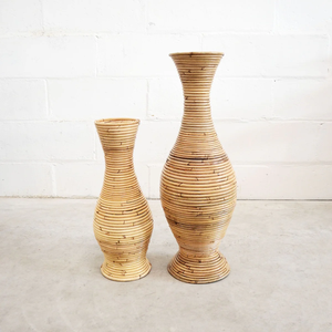 Grand vase en rotin fabriqué au Vietnam Matériau écologique pour la décoration intérieure et la décoration de la vaisselle Vente en gros - Product Image 3