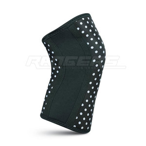 Dernières manchons de genou personnalisés haltérophilie garde coussinets manches puissance respirant Gym genouillères - Product Image 4