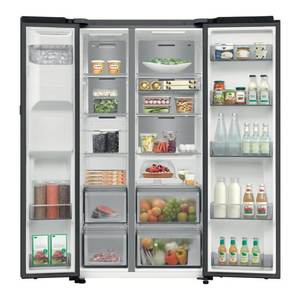 Refrigerador con Congelador de Dos Puertas RS90F64EDFEF AI Home Total No Frost, Color Antracita, Clase D (91.2 X 72.6 X 178.4 Cm) - Product Image 2