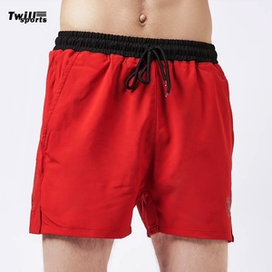 2025 Short de sport de rue haute pour hommes avec logo personnalisé 100% short de sueur en toile de coton à séchage rapide Jogging natation plage Sport d'été - Product Image 1