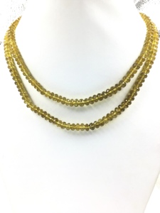 Cuentas Facetadas de Cuarzo Miel Natural para la Elaboración de Joyería Fina, Collar de Piedras Preciosas - Product Image 2