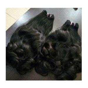 Extensions de cheveux vierges bruts cambodgiens à ondulation naturelle, double trame, non traités, vente en gros, cheveux humains vierges, cuticules alignées - Product Image 5