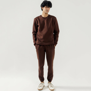 Pantalones de chándal de algodón 100% personalizados para hombre, Conjunto de sudadera con Logo de Terry francés - Product Image 1