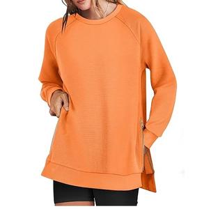 Nouveaux ensembles de vêtements d'hiver unisexes à manches longues en polaire de qualité supérieure, personnalisés avec un logo privé, couleur personnalisée, col rond, broderie - Product Image 1