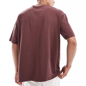 T-shirts décontractés pour hommes en coton 100% couleur unie, 220 g/m², coupe épaules tombantes, personnalisables, séchage rapide et respirants – Grande Vente - Product Image 6