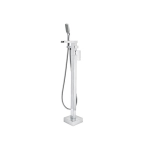 Set Rubinetto <span class=keywords><strong>Doccia</strong></span> e <span class=keywords><strong>Vasca</strong></span> <span class=keywords><strong>da</strong></span> Bagno <span class=keywords><strong>a</strong></span> Pavimento in Acciaio Inossidabile con Doccetta per Hotel - Product Image 2