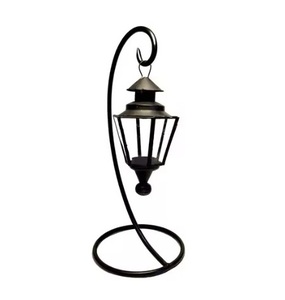Farol de Vela Decorativo de Metal y Vidrio para Jardín Exterior e Interior, Farol Colgante Hecho a Mano, Iluminación, Uso y Decoración - Product Image 6