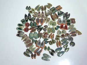 Natural Imperial jaspe par cabujones piedras preciosas Imperial jaspe cabujones sueltos venta al por mayor de piedras preciosas para la fabricación de joyas - Product Image 4