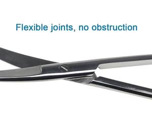 Tijeras de Disección de Acero Inoxidable de Doble Punta Ametrine Surgical AM-786 de 11cm/14cm, Rectas y Curvas, Juego de Instrumentos - Product Image 5