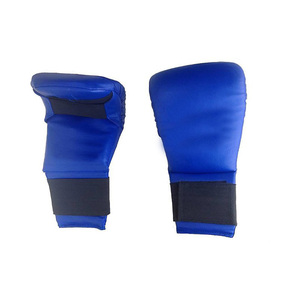 Hot Sale Premium Quality Full Hand Karate Gloves Fold Back Finger Mitts Top Safety for Martial Arts and Boxing - Product Image 1