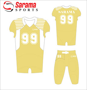 Uniformes de football américain en sergé de sublimation Sialkot à prix réduit pour hommes avec design personnalisé, - Product Image 2
