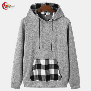 เสื้อฮู้ดกีฬากำหนดเองได้เสื้อฮู้ดดี้สำหรับผู้ชายเสื้อฮู้ดแบบผสมผสานผ้าคอตตอนสำหรับใส่วิ่งออกกำลังกาย - Product Image 2