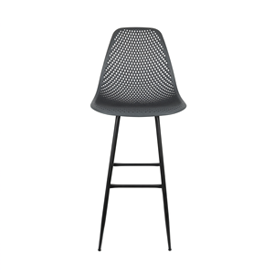 Taburete de Bar NEWBELLA Sapphire Bar 75, 75 cm, Antracita, PP Reforzado con Fibra de Vidrio, para Isla de Cocina y Bar en Casa, Hecho en Turquía - Product Image 2