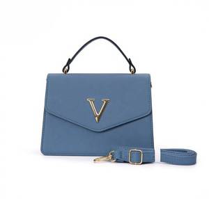 Borsa a Tracolla e Borsetta in PU per Donne con Motivo Lichee e Decorazione a Lettere, Due Cinghie, Fodera in Poliestere - Product Image 5