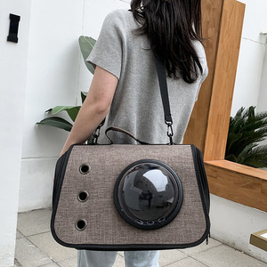 Mochila Transparente para Mascotas, Bolsa de Transporte Plegable para Gatos, Transportador Portátil de Viaje para Gatos y Perros Pequeños - Product Image 4