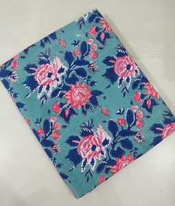 Handcrafted 100% Cotton Hand Block Printed Fabric Jaipur Heritage Traditional Eco Friendly Breathable Block Print Cotton Fabric - Product Image 5