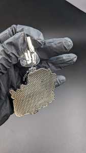 Colgante de lujo chapado en rodio con diamante de moissanita VVS de corte redondo en plata de ley 925 para uso diario. - Product Image 3