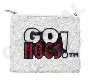 Belle et à la mode Cheers Seed Beaded Coin Pouch Wallet Accessoire avec des caractéristiques élégantes - Product Image 4