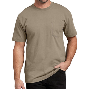 200 GSM เปล่าขนาดบวกผู้ชายพิมพ์เสื้อยืดพร้อมกระเป๋าด้านหน้าเสื้อทีแบรนด์สําหรับผู้ชายจากผู้จัดจําหน่าย BD - Product Image 6