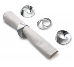 Rond de serviette en acier inoxydable vaisselle ustensiles de cuisine personnalisation vente en ligne produit décor de table rond de serviette en acier inoxydable - Product Image 2