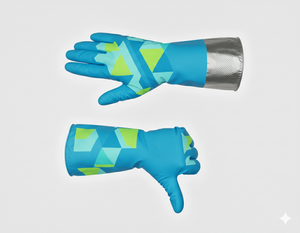 Guantes de Trabajo Tácticos de Alto Rendimiento, Negros, de Nitrilo, Impermeables, Antideslizantes, de Cinco Dedos, Resistentes a Impactos, Protección para las Manos - Product Image 5