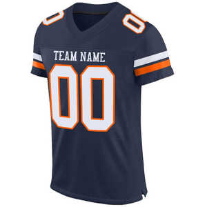 Camiseta de Fútbol Americano de Alto Rendimiento, Manga Corta, Protección UV, Secado Rápido, Uniforme de Equipo Sublimado, Calidad Premium - Product Image 2