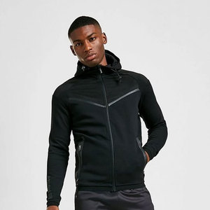 Sudadera con capucha para hombre, estilo urbano, vintage, 100% algodón, con cremallera completa, estampado puff, talla grande, personalizada OEM, al por mayor - Product Image 1