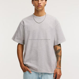 เสื้อยืดผ้าฝ้ายระบายอากาศพอดีตัวสำหรับผู้ชาย, เสื้อยืดคอกลม100% 300g สำหรับผู้ชายพิมพ์ลายดิจิตอลเนื้อนุ่มลายออกกำลังกายสีพื้น3D - Product Image 4