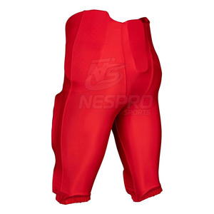 OEM Customized <b>Padded</b> Shorts Spandex Sportwear Adult Size Breathable American Football Full Padding Set Durable 100% Polyester - Product Image 6