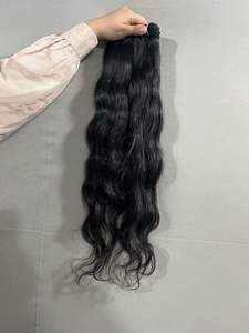 Extensiones de cabello ondulado crudo indio 12-14 pulgadas varias ondas del cuerpo Yaki recto onda profunda rizado cierre extensiones de cabello humano - Product Image 6