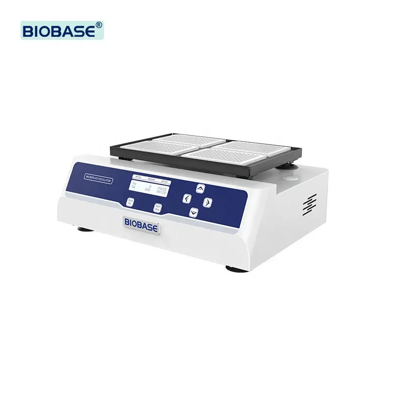 Biyobaz üretici Microplate Shaker 4 microwell plaka veya laboratuvar için kültür plaka ayarlanabilir hız Microplate Shaker