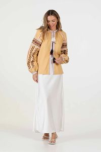 Nouveau chemisier femme chemises 2025 automne décontracté Vintage tissé à manches courtes été hiver blanc bleu - Product Image 3