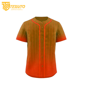 Vente chaude Vintage Best Sportswear Polyester Outdoor Baseball Jersey avec design cousu - Product Image 6