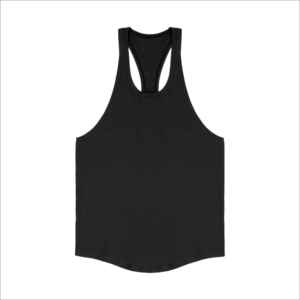 OEM servicio alto precio bajo último diseño de gran tamaño de punto transpirable 100% algodón de secado rápido hombres camiseta sin mangas - Product Image 5