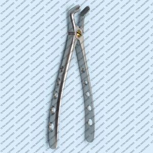 Fórceps de extracción Dental Manual de acero inoxidable profesional 79 Molares inferiores recubiertos de diamante Agarre ergonómico Extracción de dientes - Product Image 6