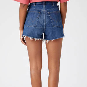 Shorts en jean pour femmes fabriqués au Pakistan, prix bas, couleurs contrastées, haute qualité, confortables. - Product Image 2